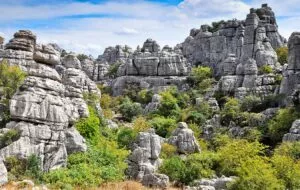 El Torcal con guía paisaje karstico