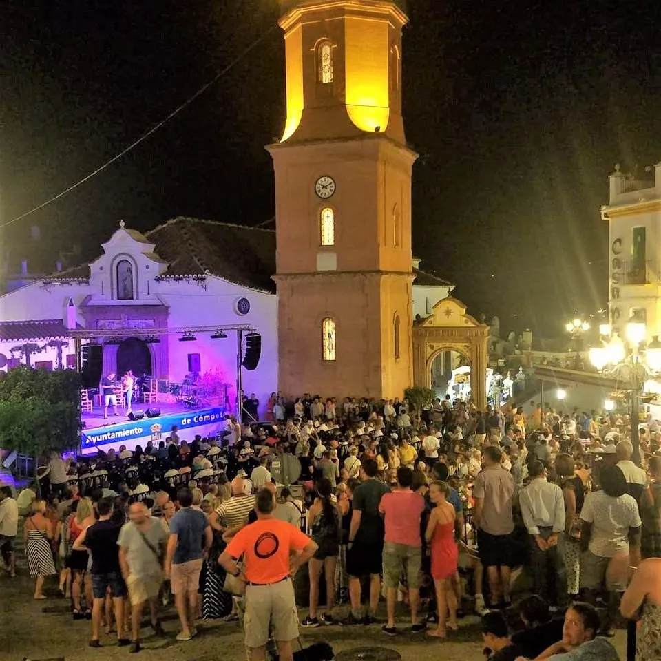 noche del vino, nuit du vin à Competa