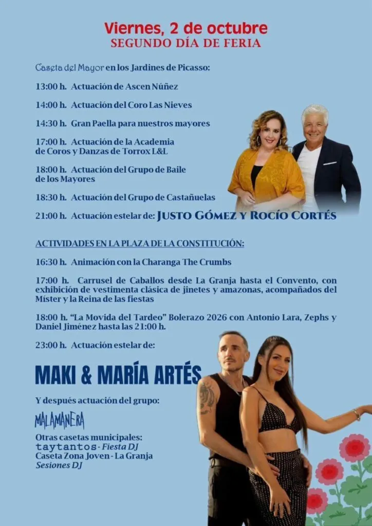 feria de torrox 2026 actuacion