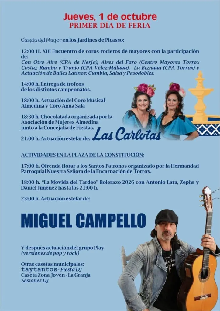 feria de torrox 2026 programacion