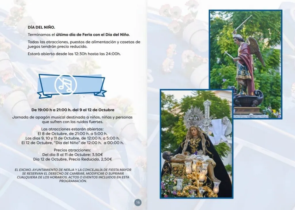 nerja fair 2026 programme and concerts