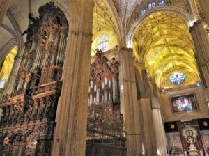 visiter séville avec un guide en français : la cathédrale et les organes