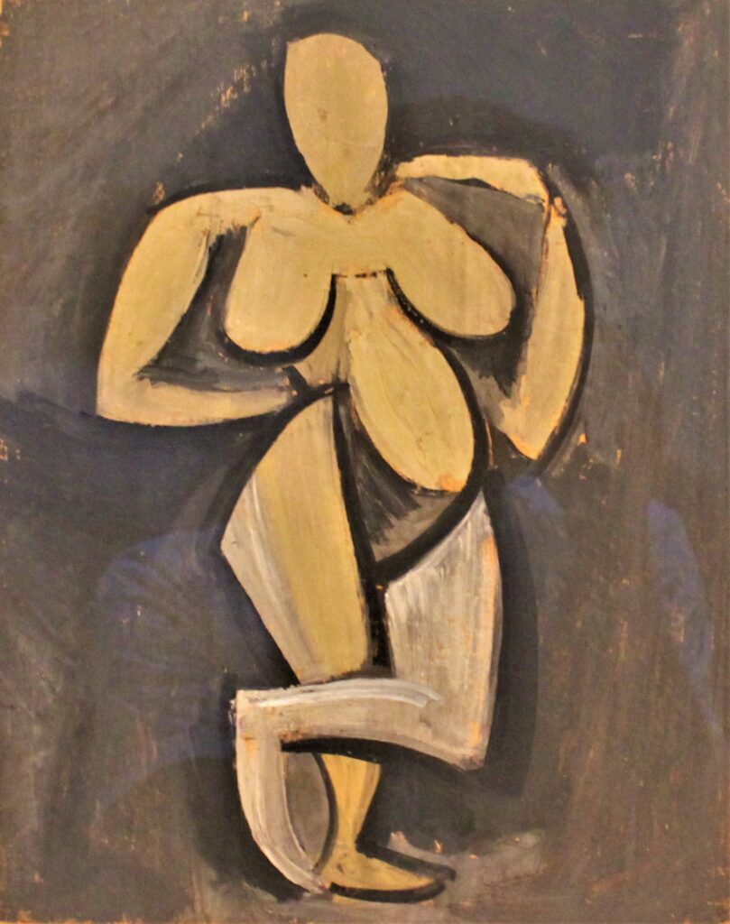 Femme avec main sur la hanche de Picasso