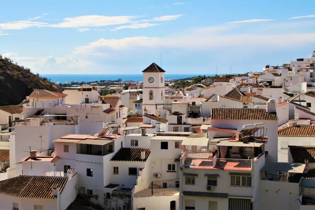 Algarrobo que voir : vue sur le village