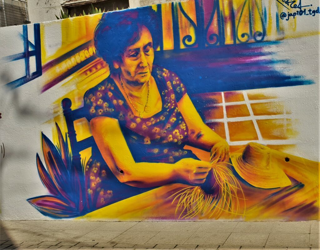 moclinejo homenaje mujer arte callejero