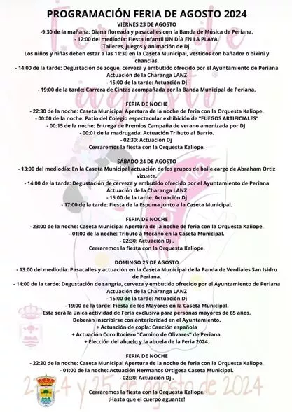 periana-fair-august-2024-programme-programacion