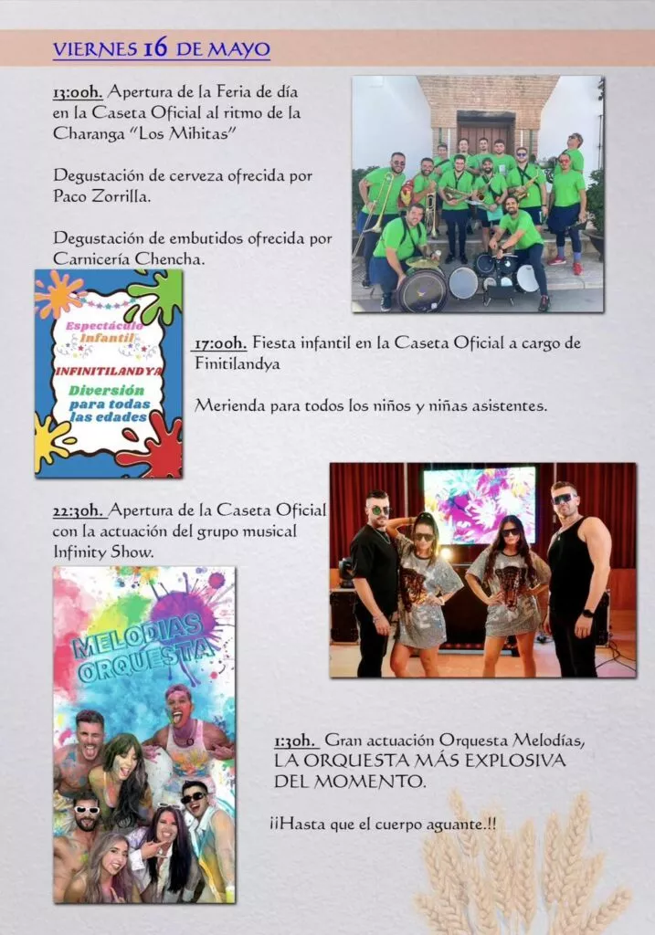 periana fiesta y romeria de san isidro 2025 programa