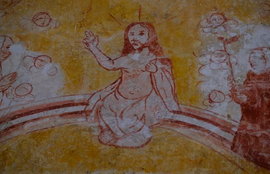 pinturas iglesia de benaque