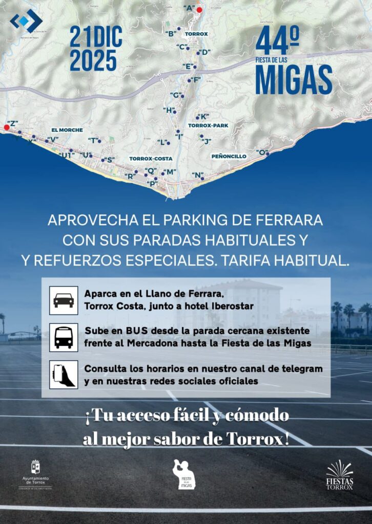 torrox migas fair 2025 buses from torrox costa
