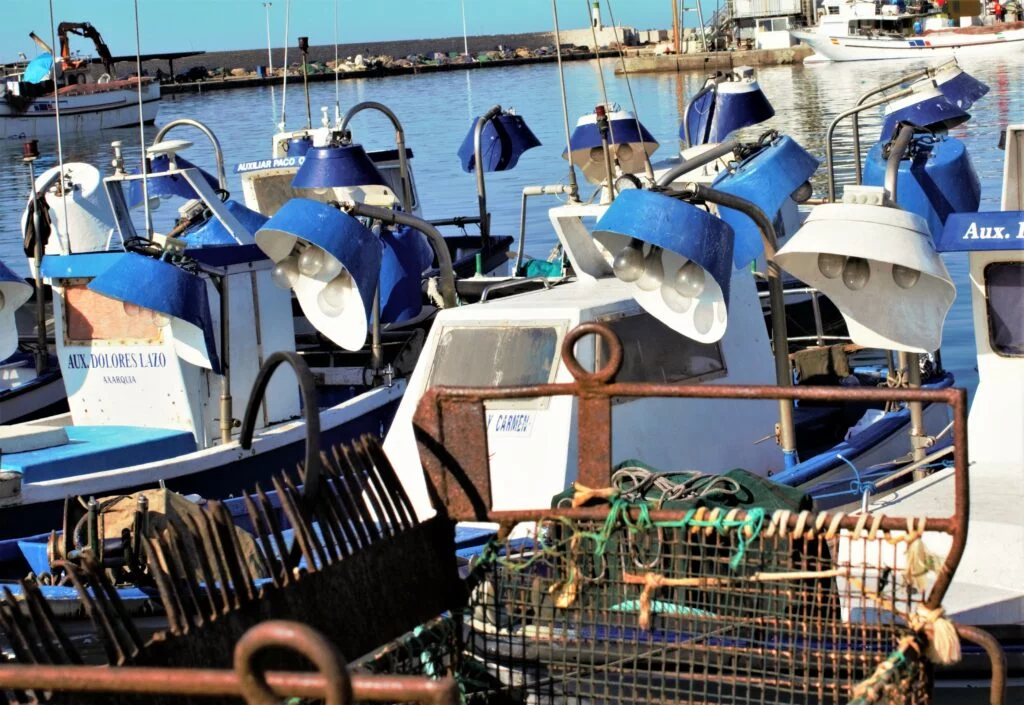 barco de pesca caleta de velez fishing boat