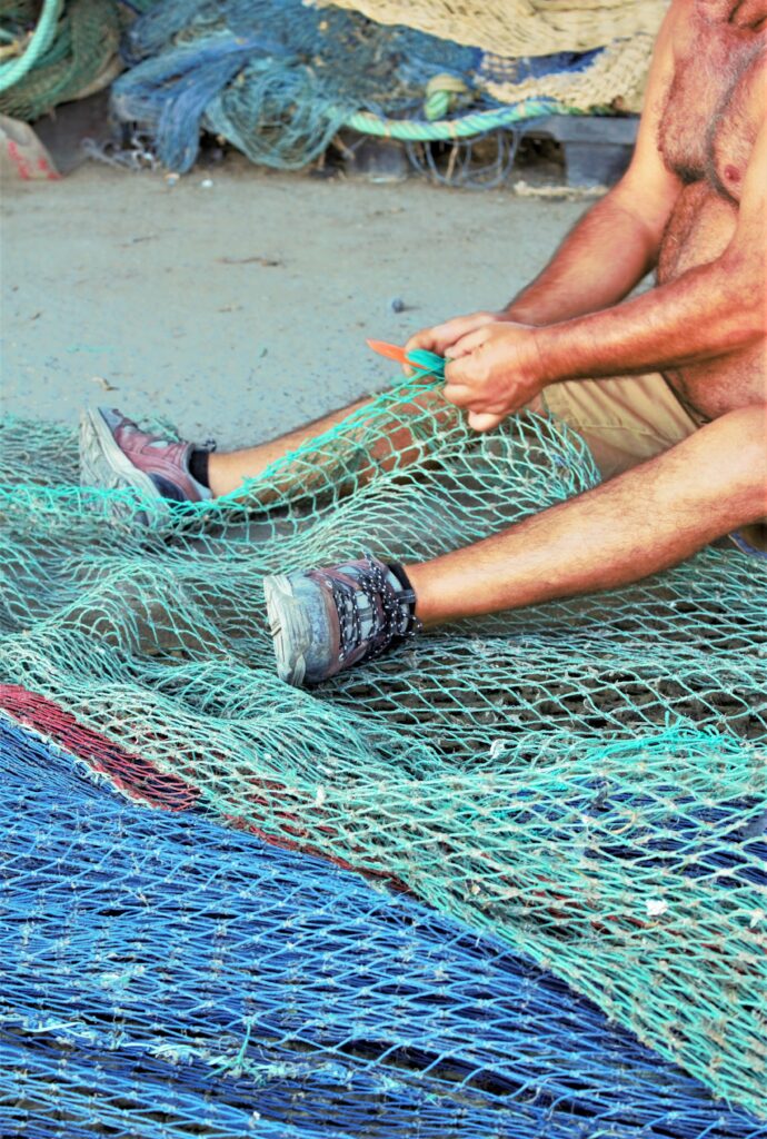 Caleta Velez Malaga pescador