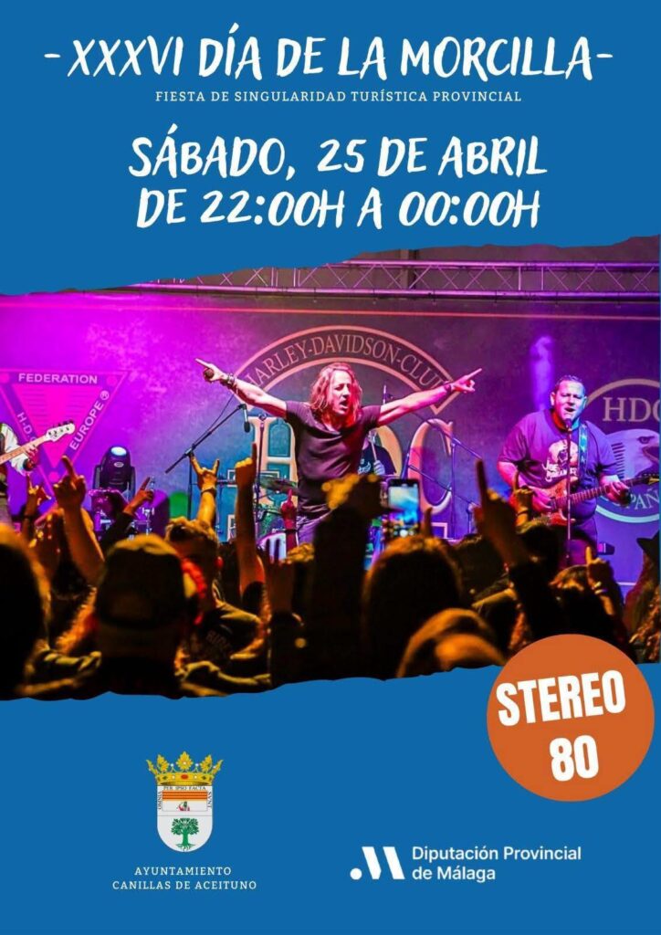 canillas de aceituno dia de la morcilla 2026 conciertos