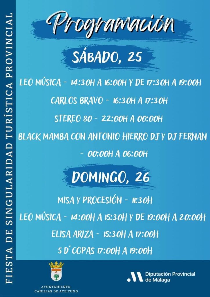 canillas de aceituno dia de la morcilla 2026 programa