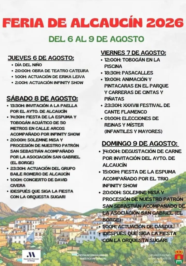 feria de alcaucin 2026 programa