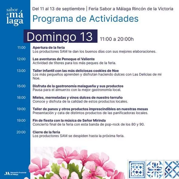 feria sabor a malaga 2026 rincon de la victoria fiesta boqueron talleres de cocina