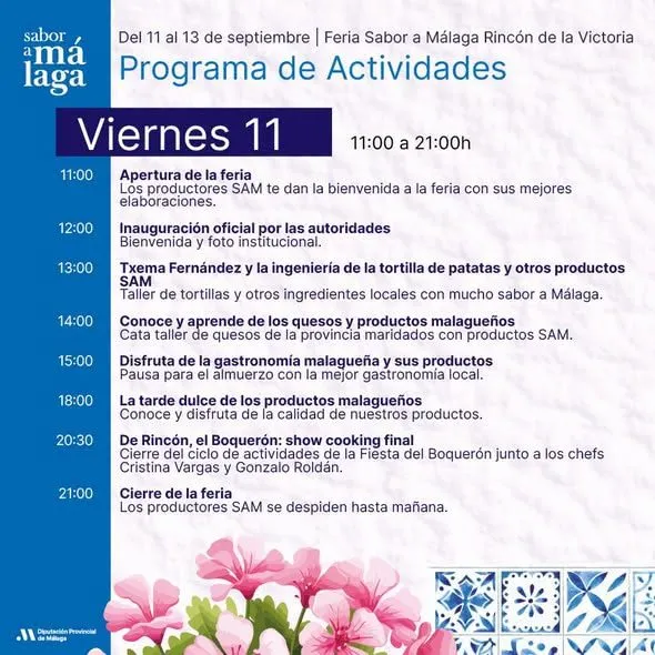 feria sabor a malaga 2026 rincon de la victoria fiesta boqueron