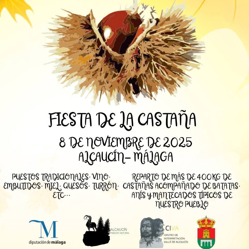 fiesta de la castana alcaucin 2025