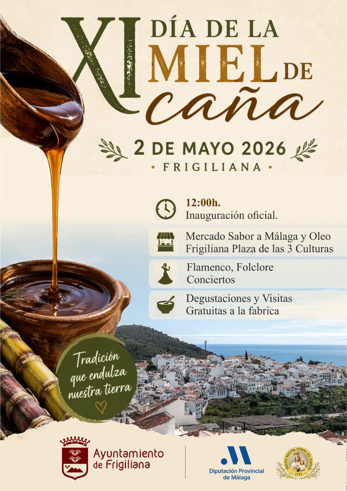 frigiliana dia de la miel de cana sugar cane honey 2026