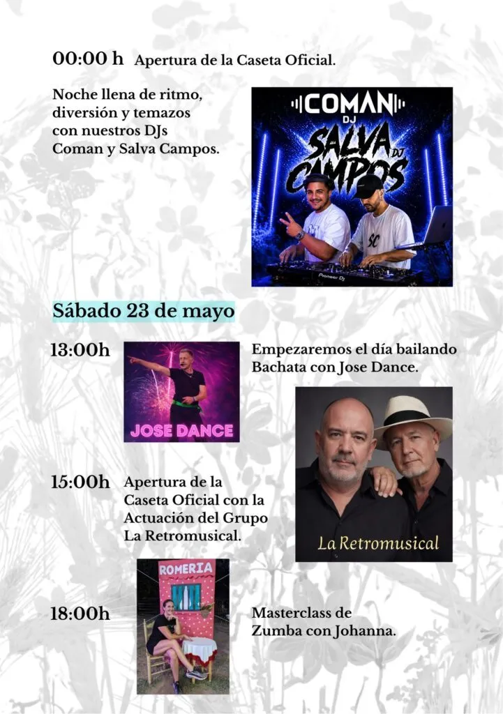 periana fair 2026 san isidro romeria activities