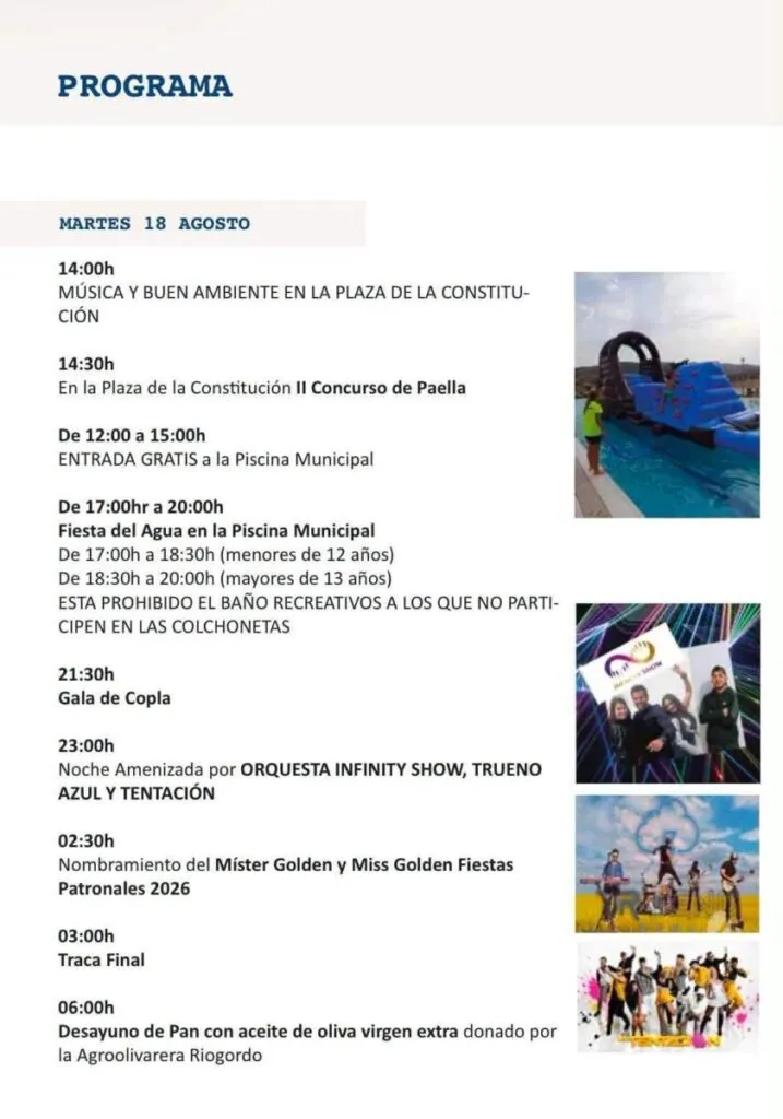 riogordo fair 2026 schedule