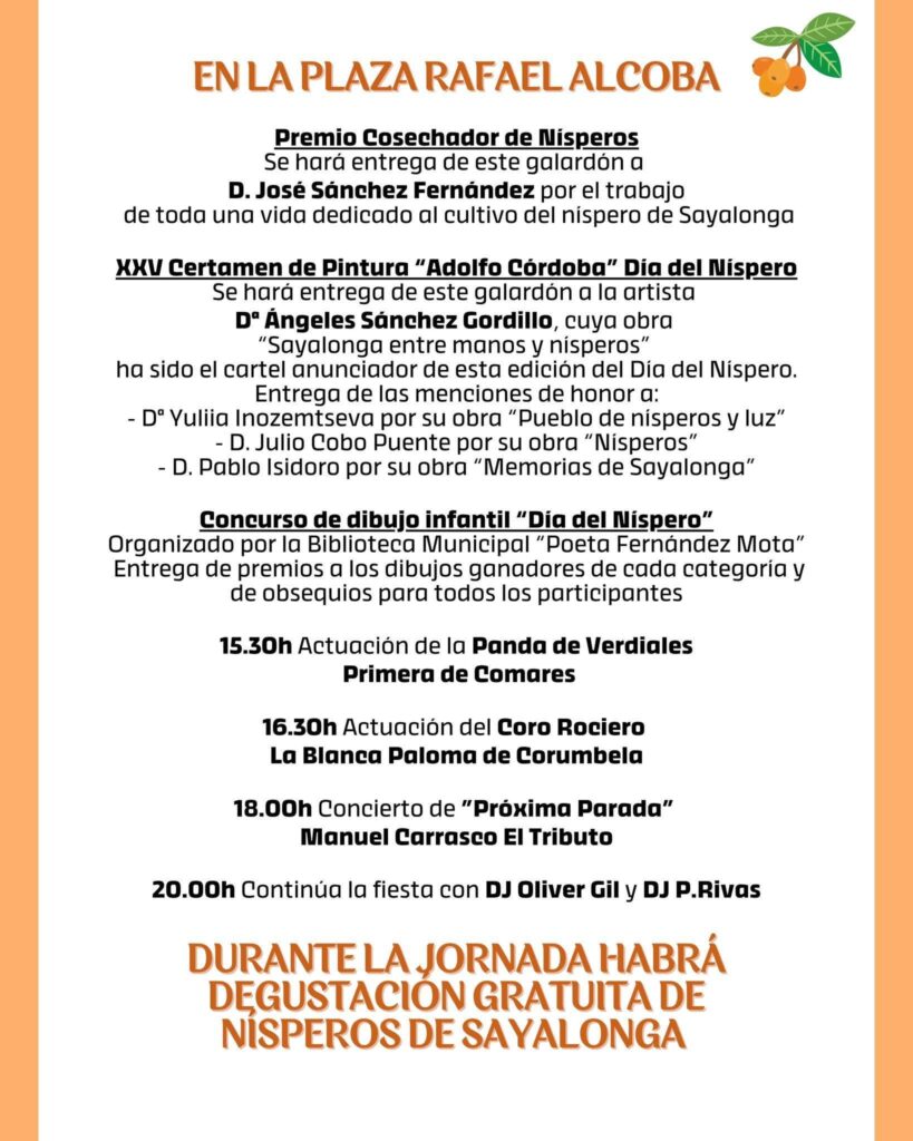 sayalonga dia del nispero 2026 programa