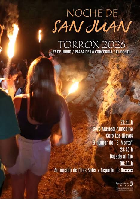 torrox san juan 2026 cartel y programa recorrido saint john eve