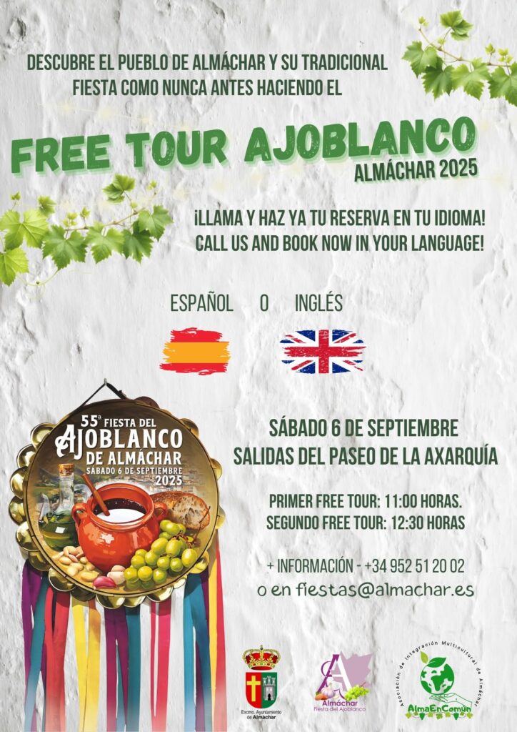 almachar ajoblanco festival 2025 guided tour