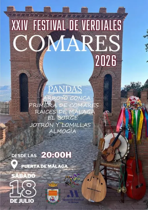 comares festival de verdiales 2026 julio programa