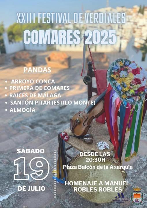comares festival verdiales 2025 julio