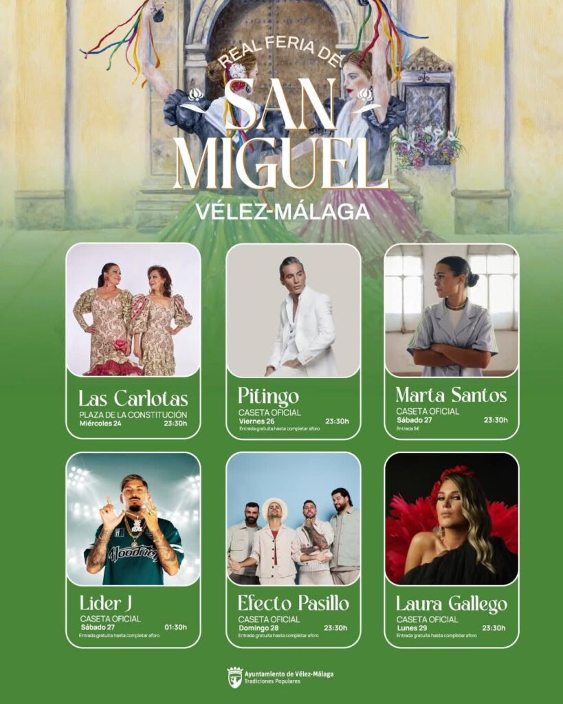 feria de velez malaga 2025 conciertos