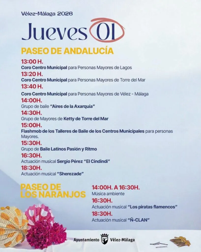 feria de velez malaga 2026 actuaciones 2