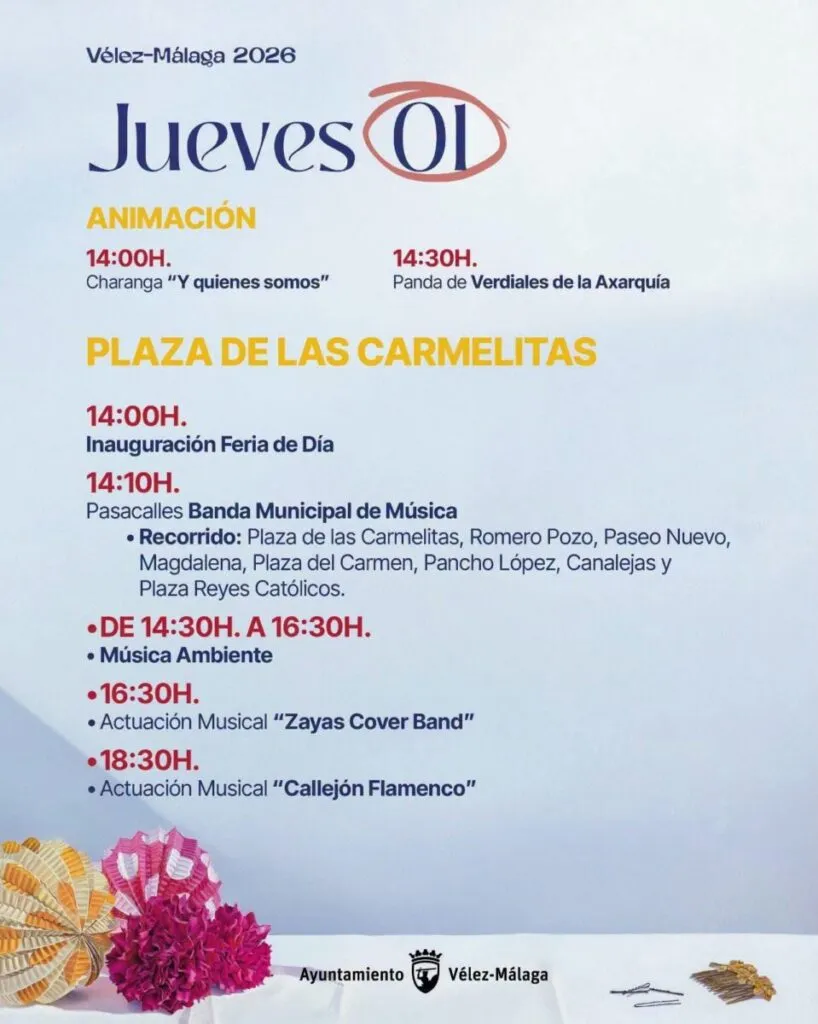 feria de velez malaga 2026 actuaciones