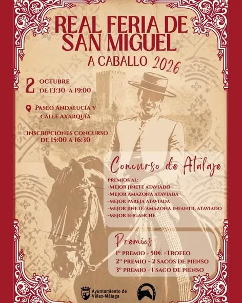 feria de velez san miguel feria ganadera a caballo 2026