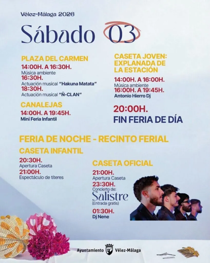 velez malaga fair 2026 concerts