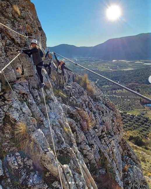 via ferrata en Andalousie à Zafarraya