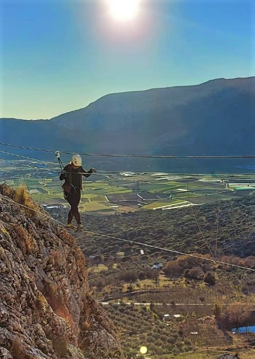 Via Ferrata en Andalucía en Zafarraya