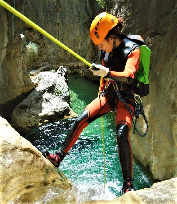 Canyoning dans le Rio Verde en Andalousie