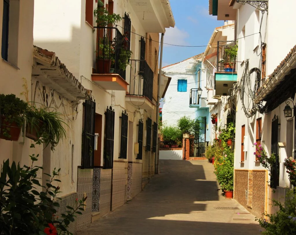 benamargosa-calle tipica en Axarquia