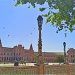 visiter séville avec un guide en français place d'Espagne
