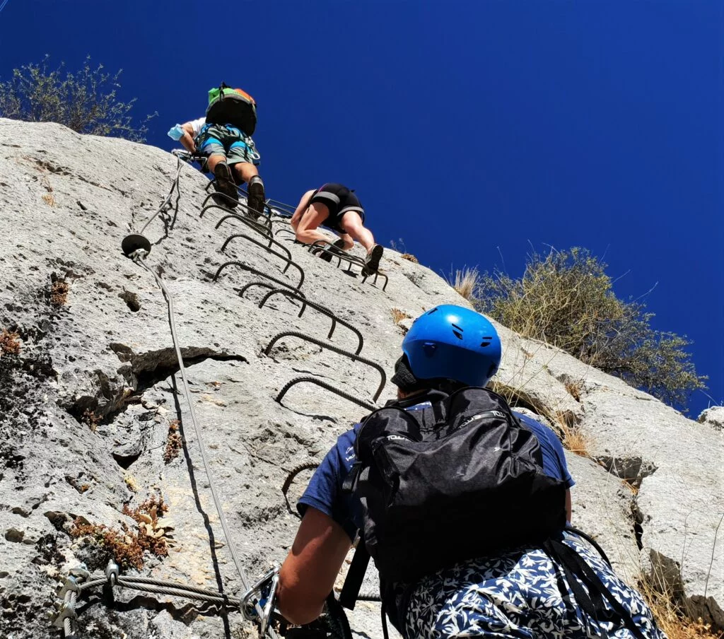 via ferrata en Andalousie à Zafarraya