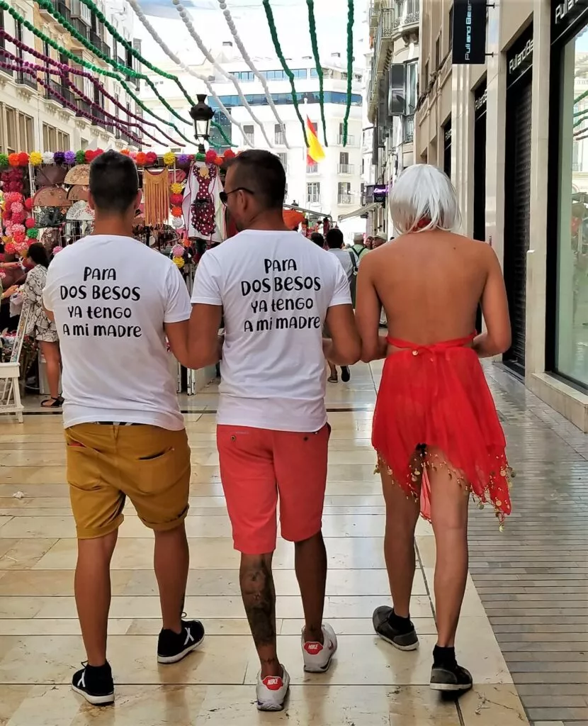 camiseta durante la feria