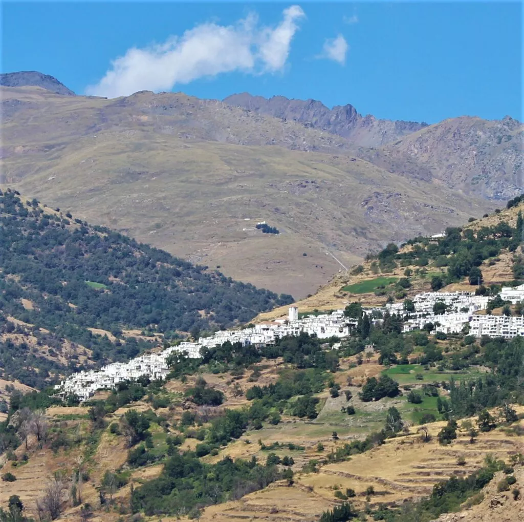 capileira pueblo village in alpujarra