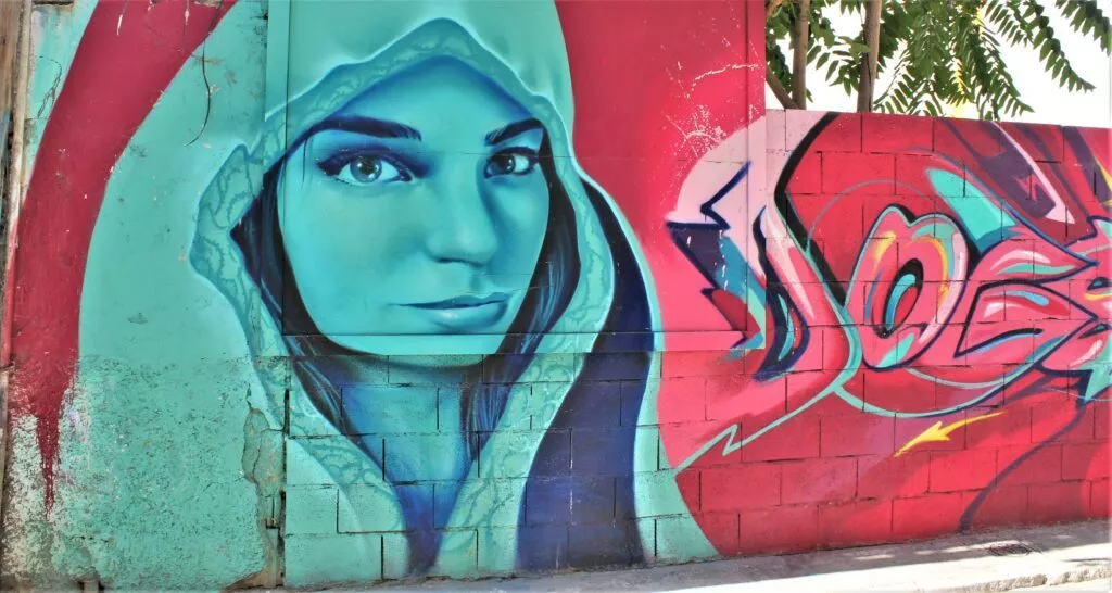 street art malaga en el barrio de lagunillas