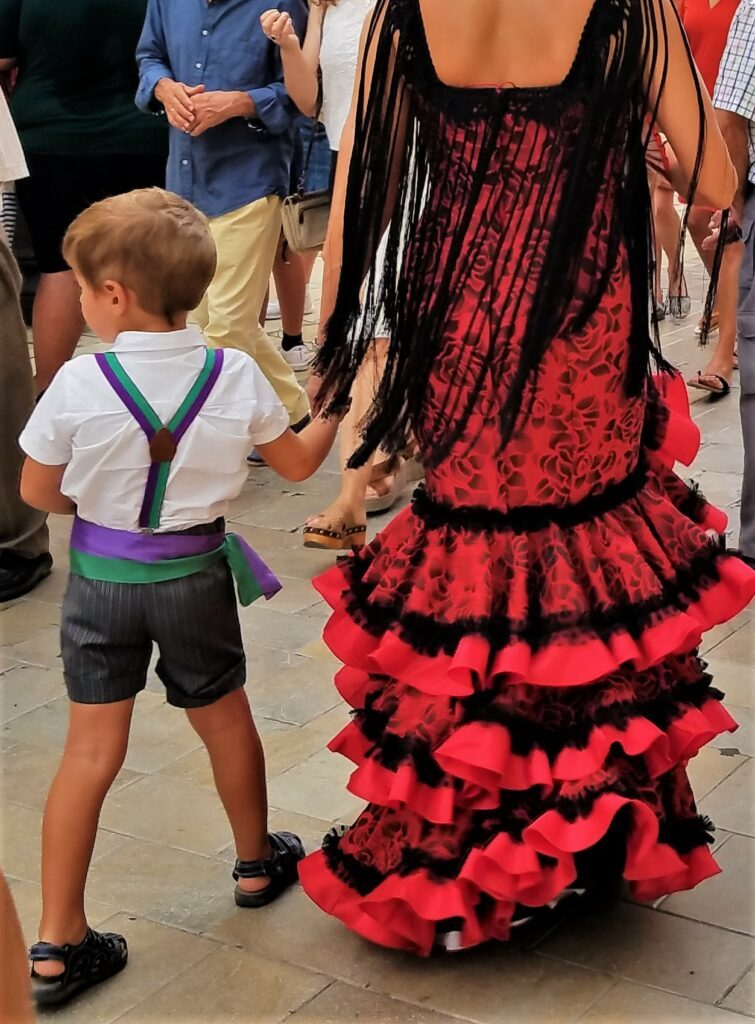 vestidos de la feria de Malaga