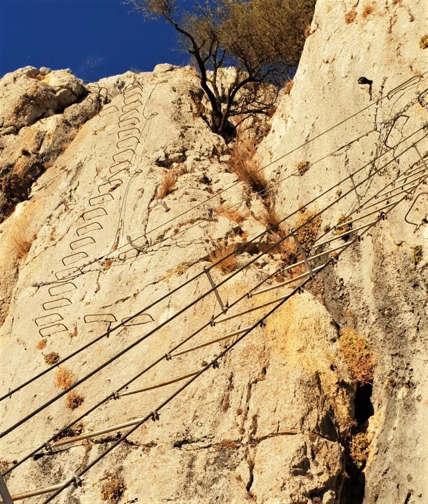 via ferrata andalucia andalousie : escalera al cielo