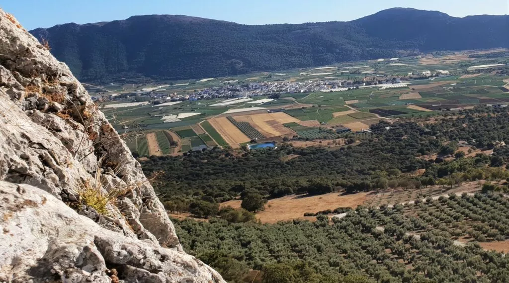 via ferrata zafarraya : vista view vue