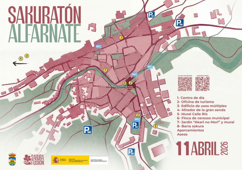 fiesta cerezos en flor 2026 en alfarnate mapa pueblo