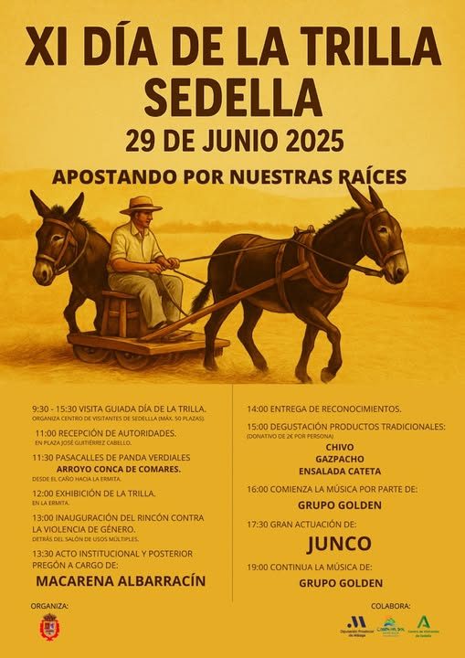 sedella trilla 2025 programa actuaciones