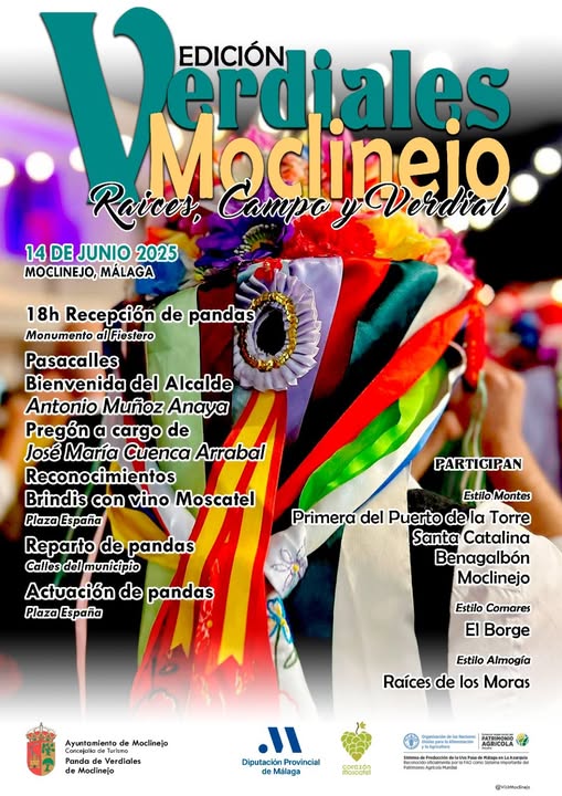 moclinejo verdiales festival fiesta 2025 raices campo verdial
