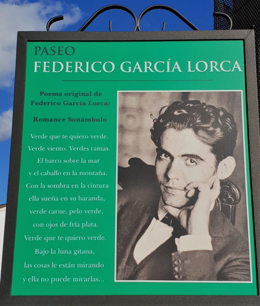 Setenil de las bodegas paseo federico garcia lorca y poema